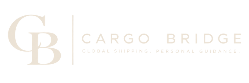 Cargo Bridge Freight Forwarding Cargo Bridge logo with the tagline “Global Shipping. Personal Guidance.”